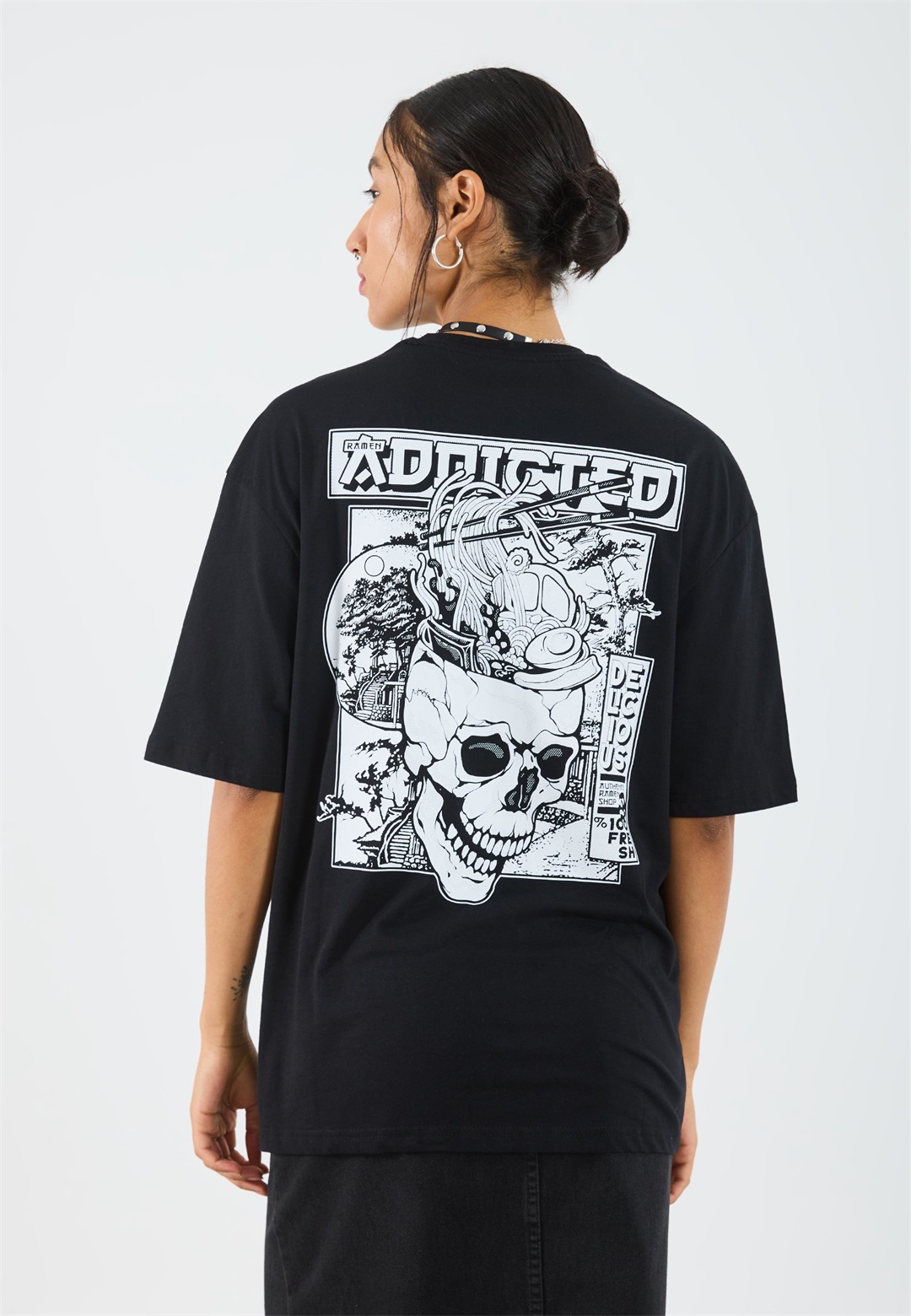 YOURTURN UNISEX - T-Shirt print - black/schwarz