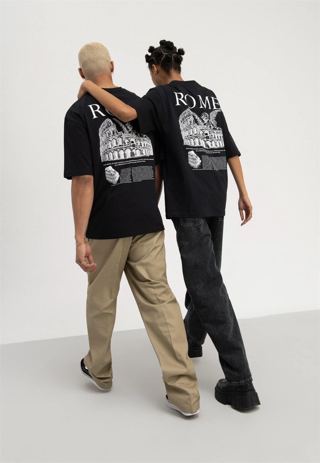 YOURTURN UNISEX - T-Shirt print - black/schwarz