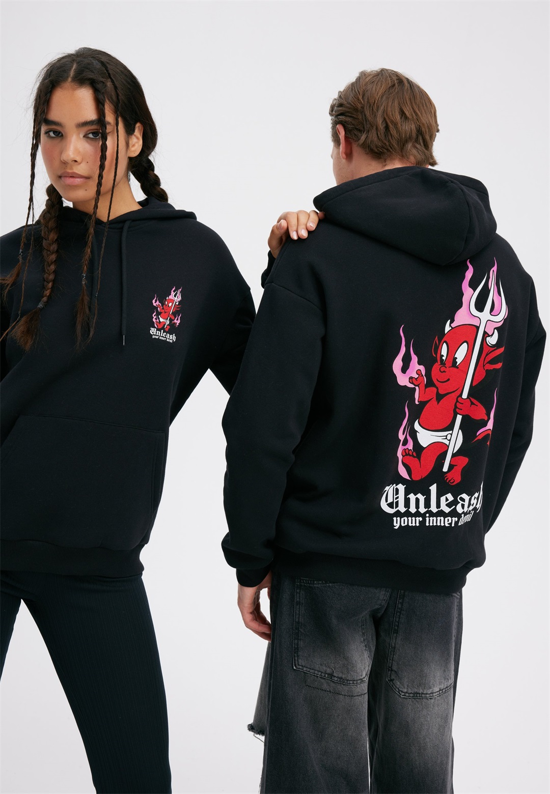 YOURTURN Sweatshirt - black/schwarz