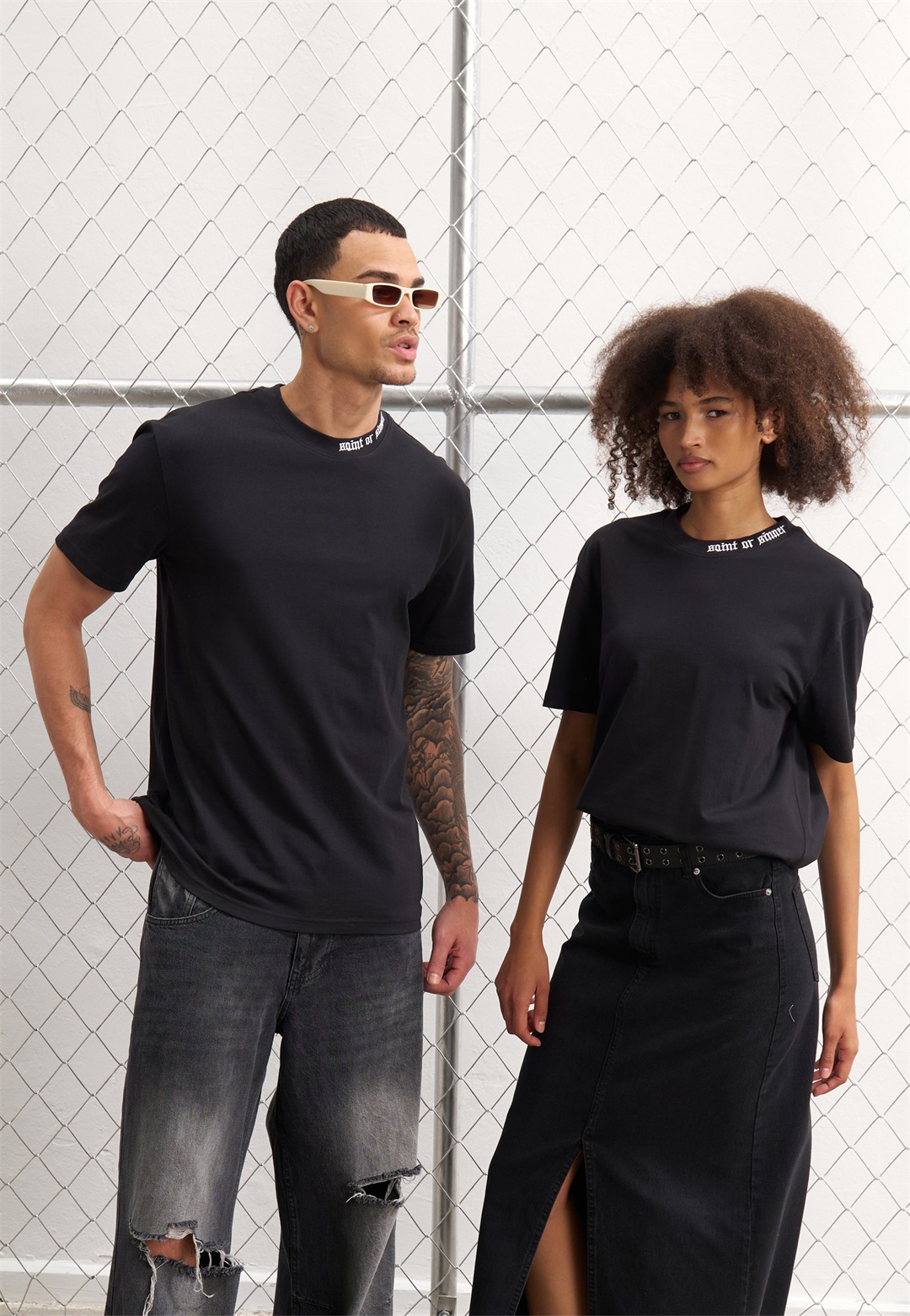 YOURTURN UNISEX - T-Shirt print - black/schwarz