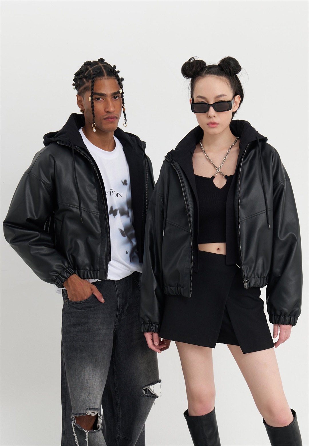 YOURTURN UNISEX - Übergangsjacke - black/schwarz