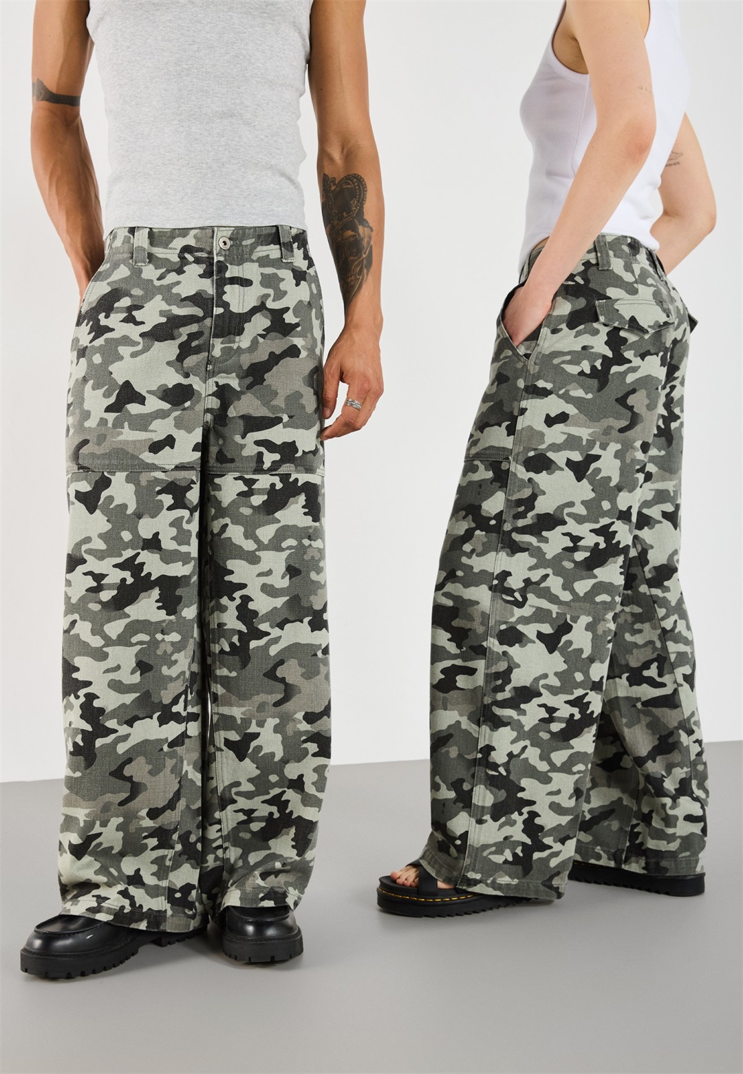 YOURTURN UNISEX - Jeans Relaxed Fit - grey/black/grau