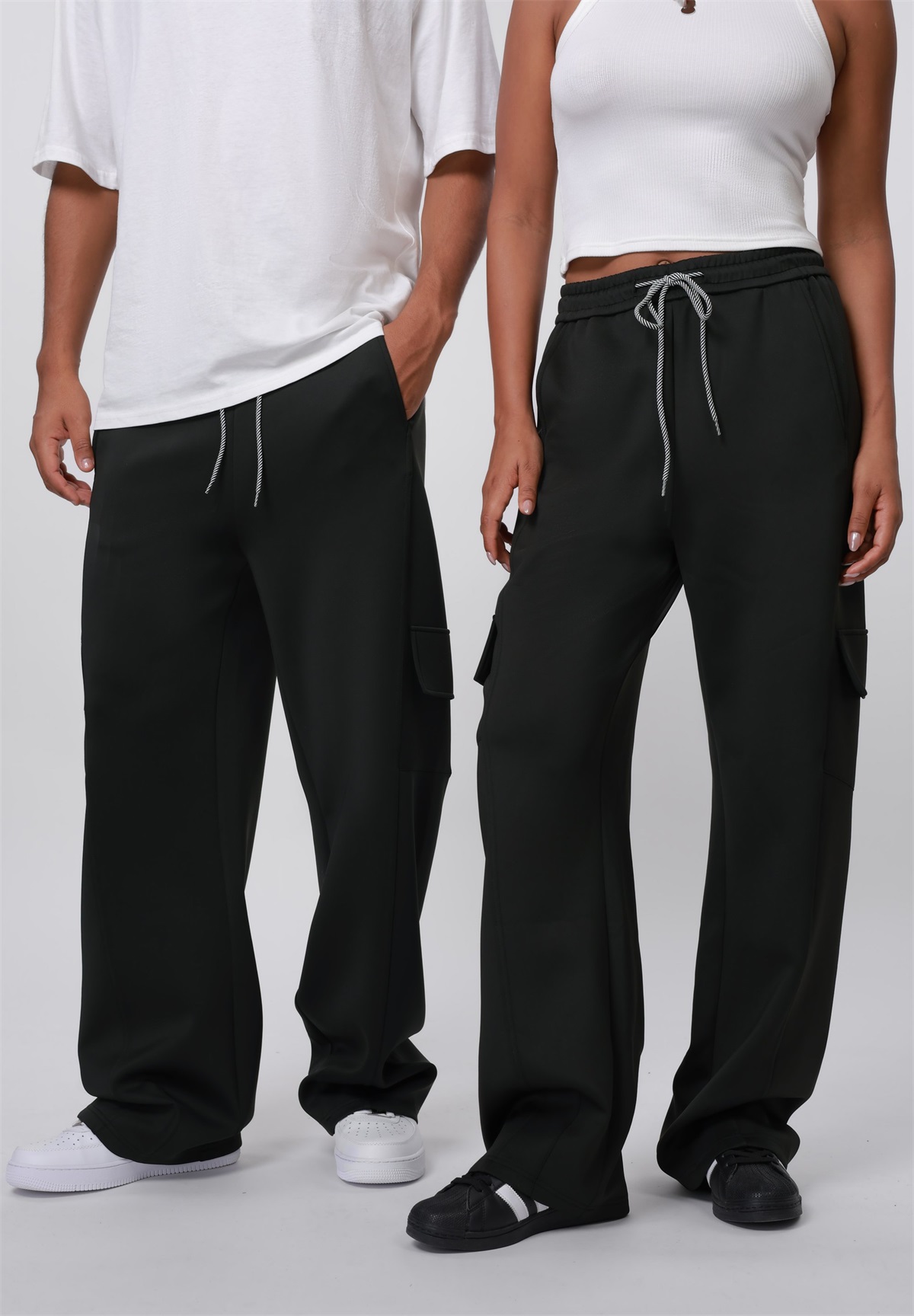 YOURTURN UNISEX SCUBA - Cargohose - black/schwarz