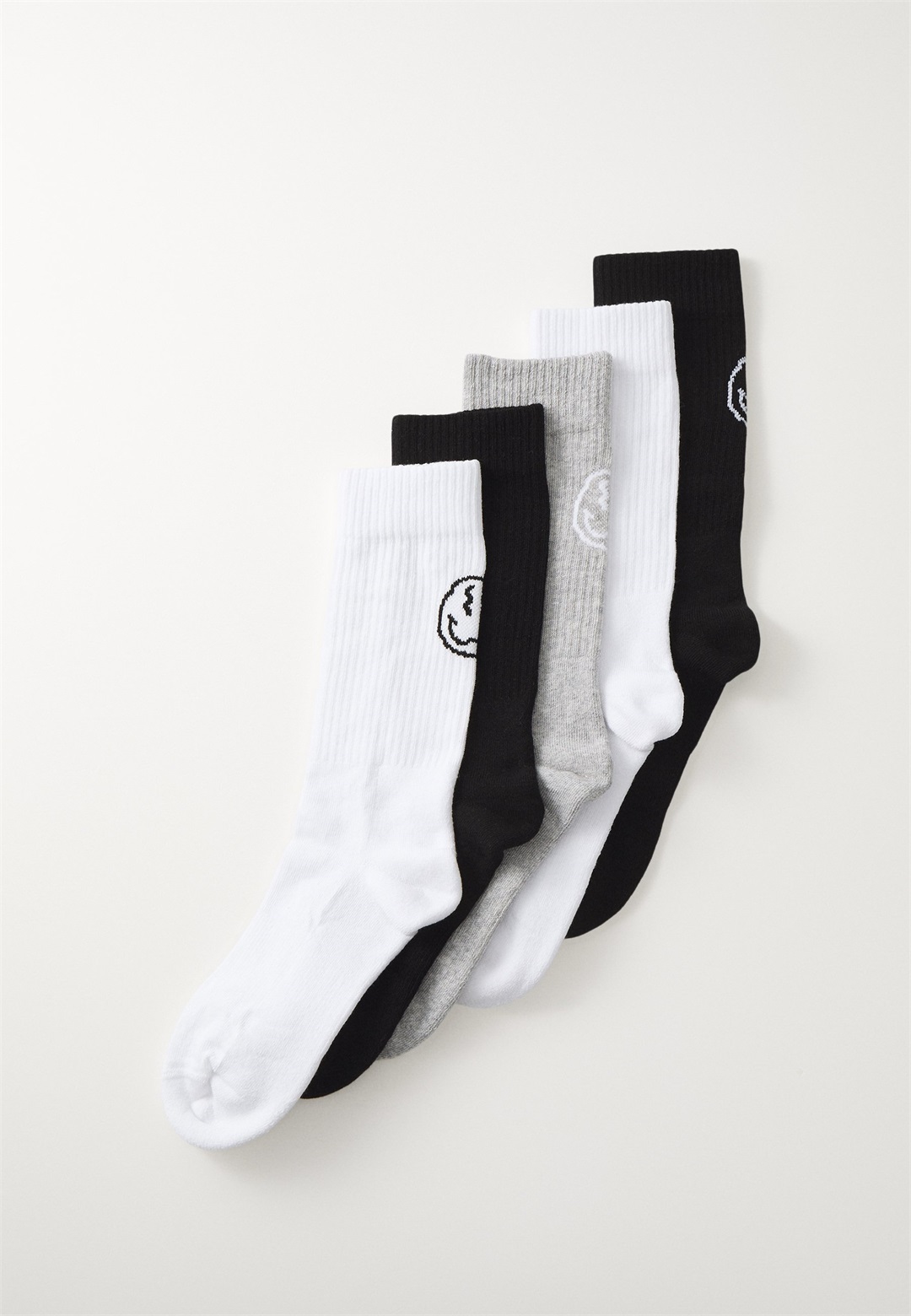 YOURTURN 5 PACK UNISEX - Socken - black/grey/white/schwarz