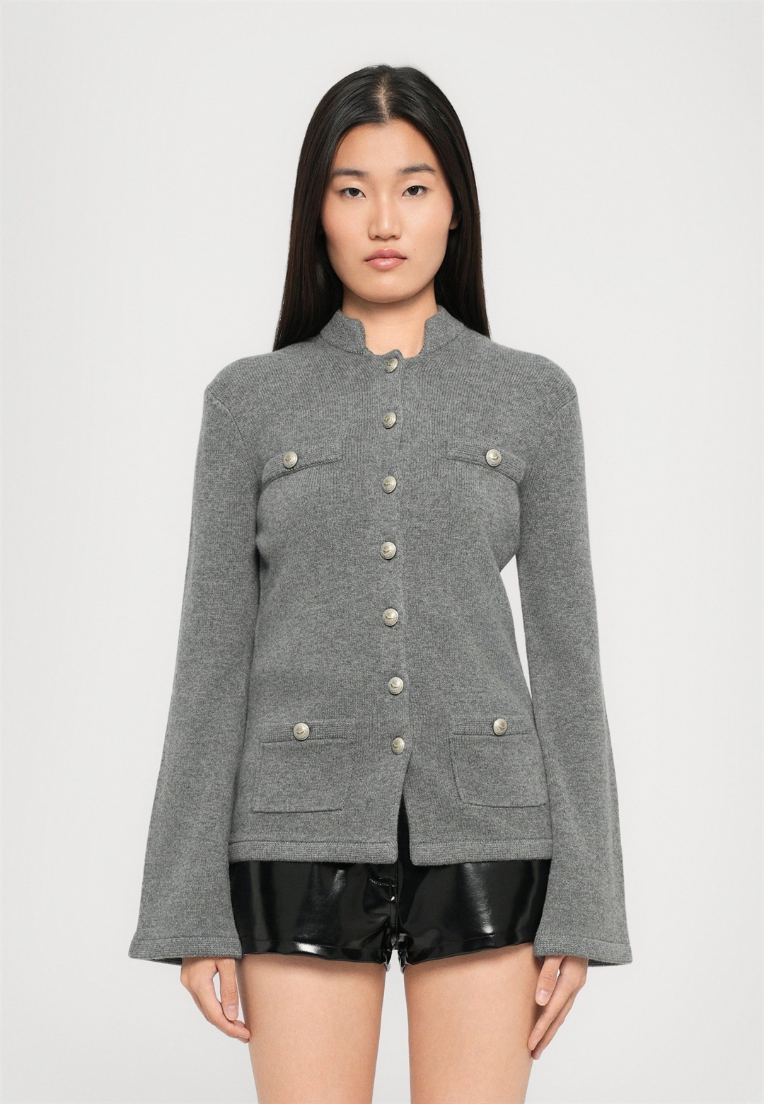 Zadig & Voltaire LUCY - Strickjacke - anthracite/dunkelgrau