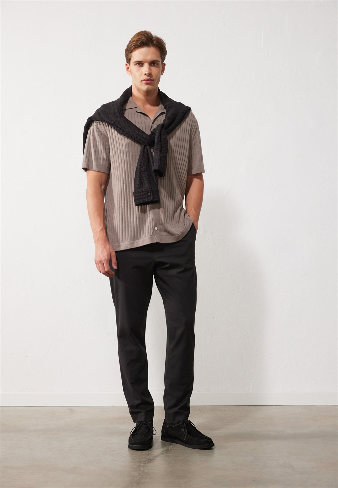 Zign LEATHER - Sportlicher Schnürer - black/schwarz