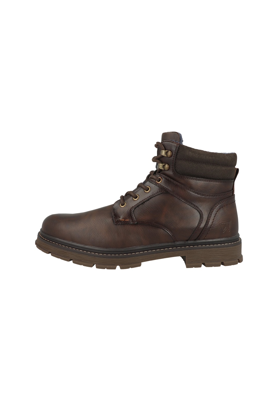 Wrangler Schnürstiefelette - coffee bean iku/dunkelbraun
