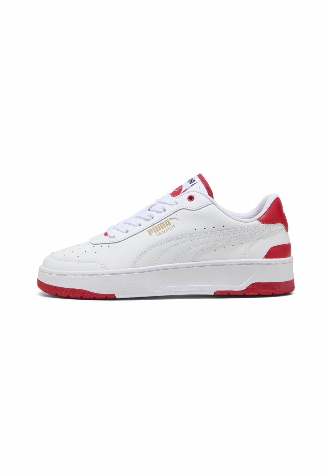 Puma CA MATCH - Sneaker low - puma white for all time red/rot