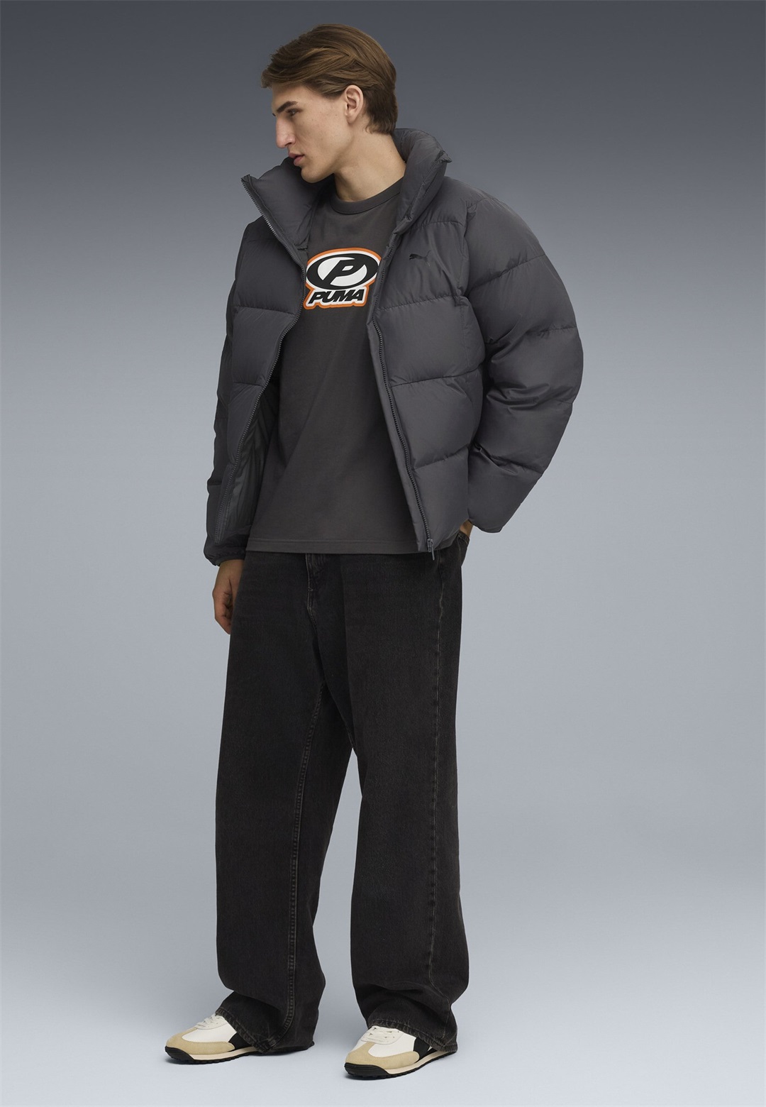 Puma EASY RIDER MIX - Sneaker low - warm white- black/weiß