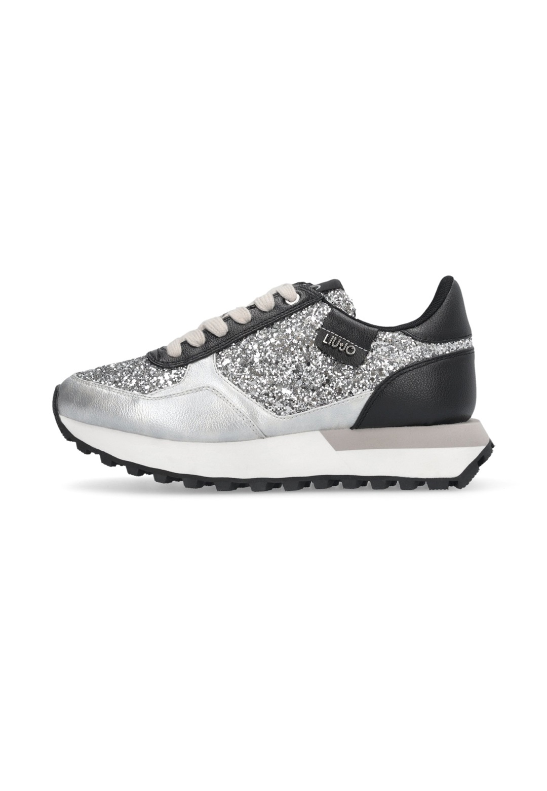 LIU JO EVELYN 915 - Sneaker low - silver/black/schwarz